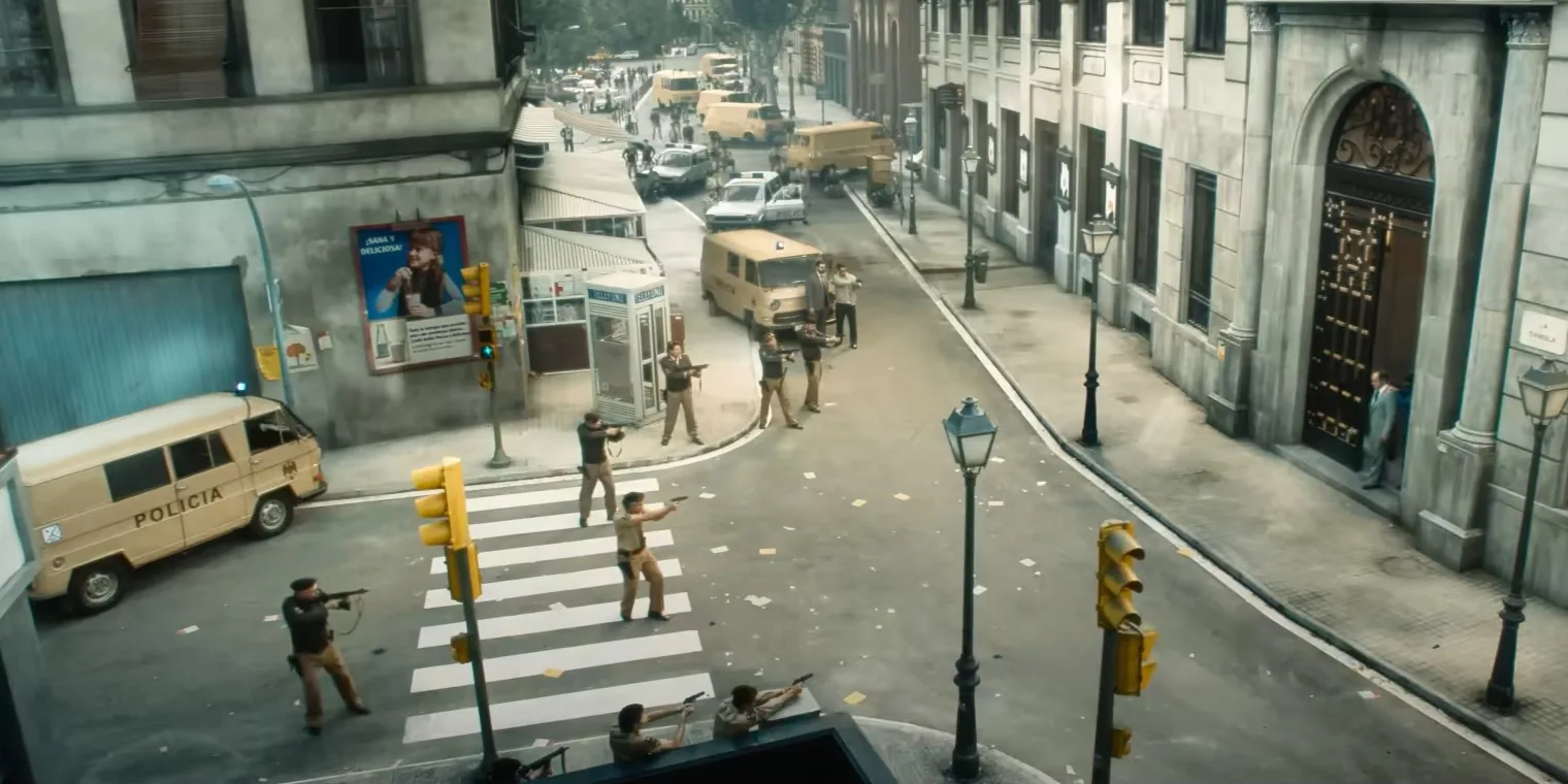 Still from Bank Under Siege (2024)