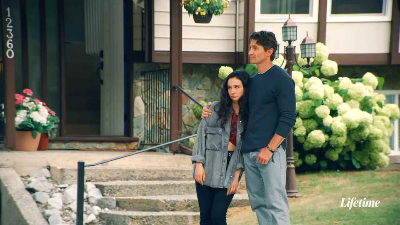 A domestic scene from Husband, Father, Killer: The Alyssa Pladl Story